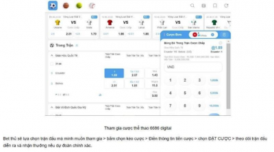 Đánh bại may mắn với 6686vn.live: Sòng bạc trực tuyến và cá độ thể thao tuyệt vời
